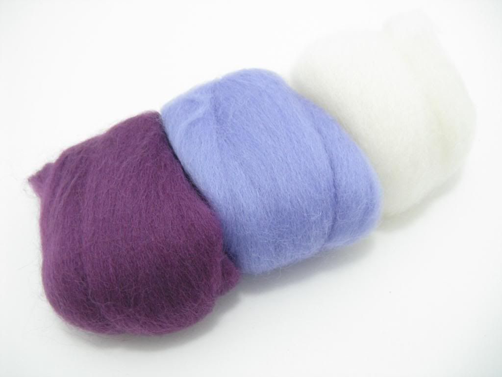 Merino Wool Roving Fiber Needle Felting Wool Hand Spinning DIY Felting