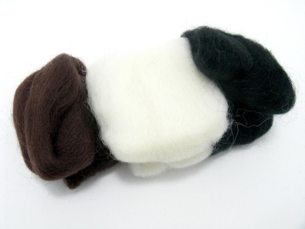 Merino Wool Roving Fiber Needle Felting Wool Hand Spinning DIY Felting