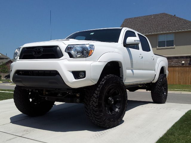 white toyota tacoma lifted for sale #1