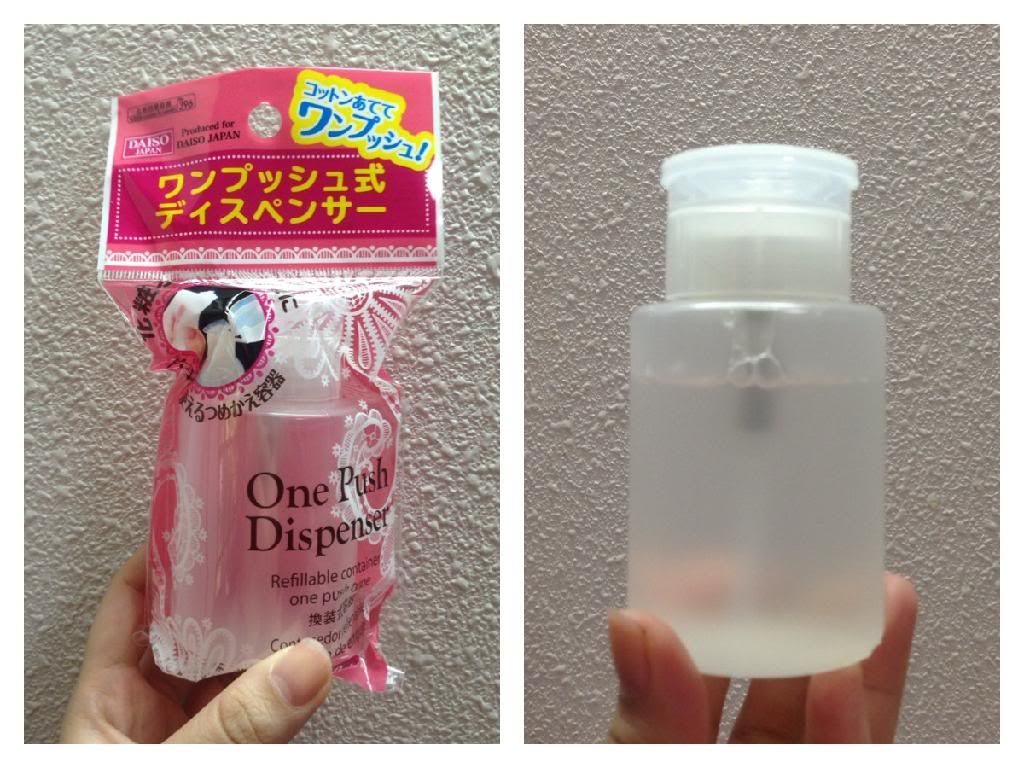 Daiso Gems Pump Dispenser the fabulous nerd