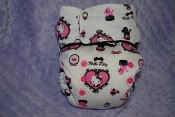 French Hello Kitty OS Pocket Diaper