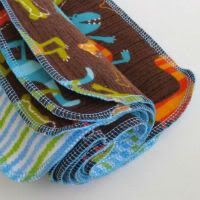 Michael Miller's Dino Dudes Flannel Wipes 10pk. 