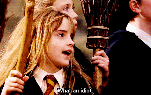 hermione what an idiot gif