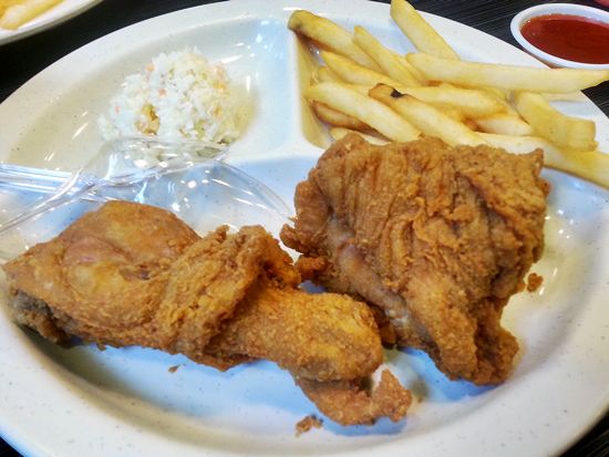  arnold's chicken 2 piece meal
