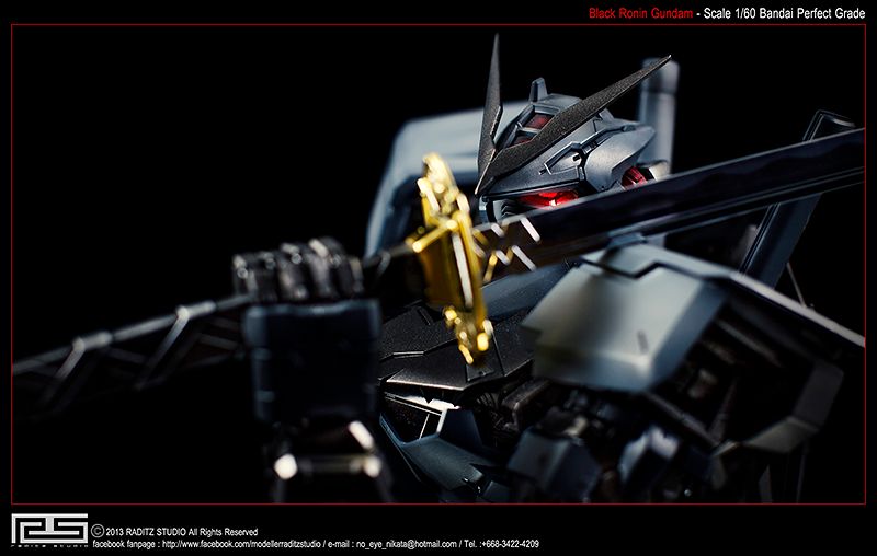 [Custom Color ] PG Black Ronin Gundam โดย ModellerRaditz