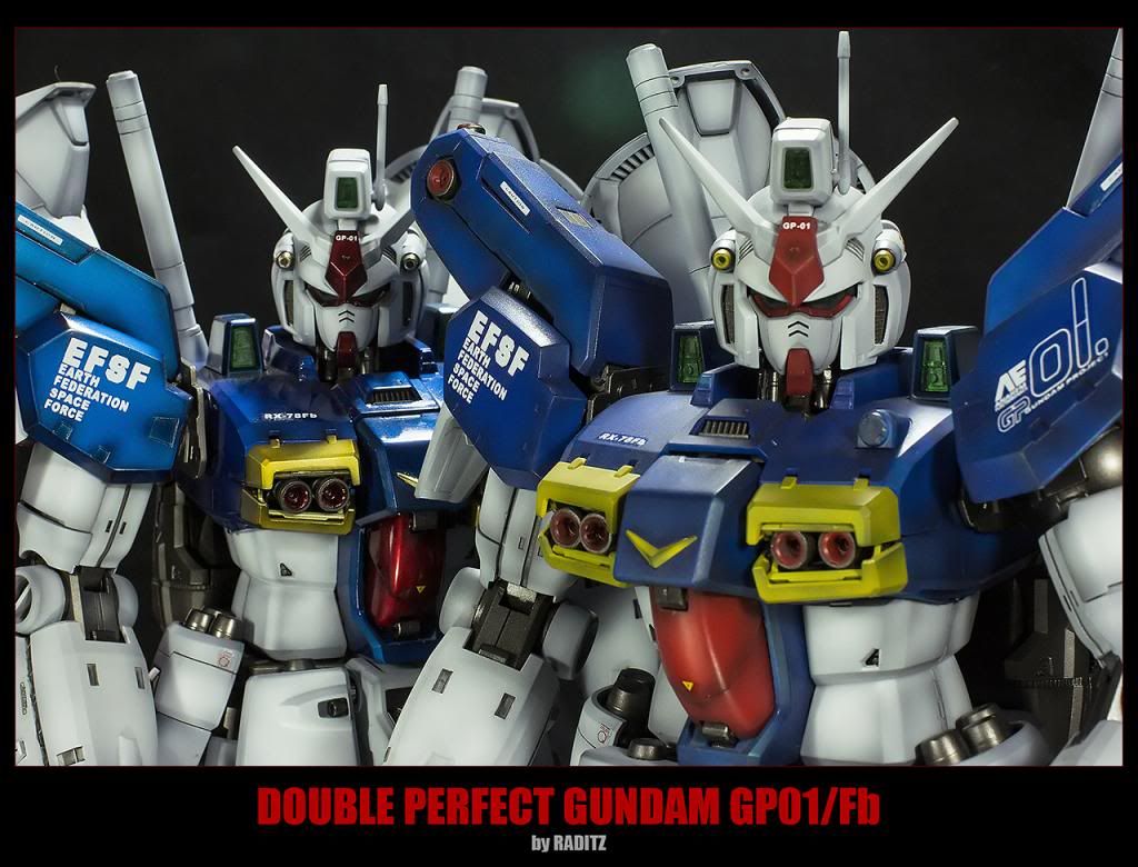 [Custom][PG 1/60] DOUBLE PERFECT GUNDAM GP01/Fb โดย ModellerRaditz