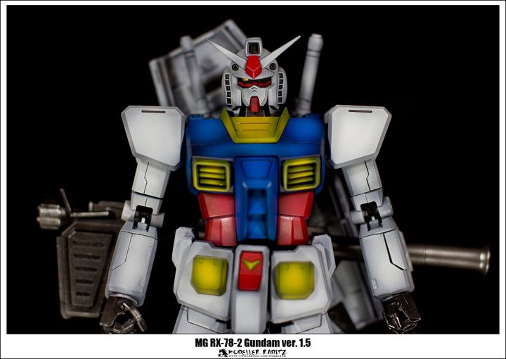 [Custom] MG Gundam RX-78-2 ver.1.5 Bandai โดย ModellerRaditz