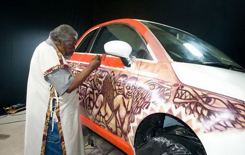 Malangatana Gives The Fiat 500 A Tribal Vibe
