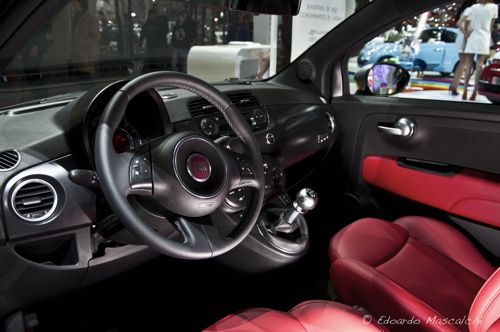 Fiat 500 Black Jack Interior