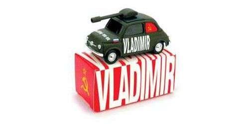 Fiat 500 Vladimir Putting Me On - Special Edition Election Day 2008 - Brumm 1/43 Ref. BR008