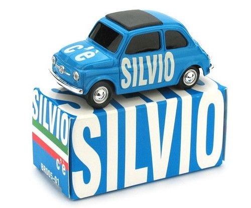 Fiat 500 Silvio C'È - Special Edition Election Day Italy 2008 - Brumm 1/43 Ref. BR005-01