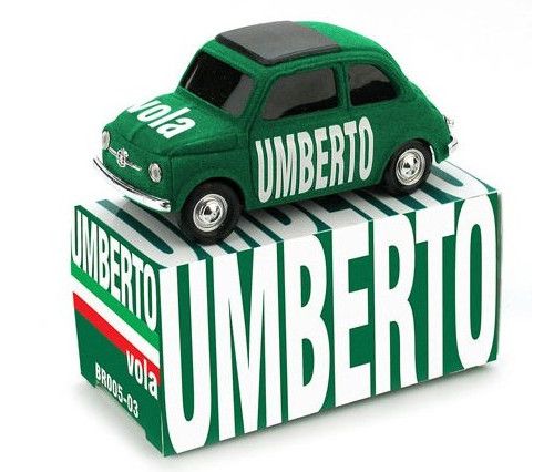 Fiat 500 Umberto Vola - Special Edition Election Day Italy 2008 - Brumm 1/43 Ref. BR005-03