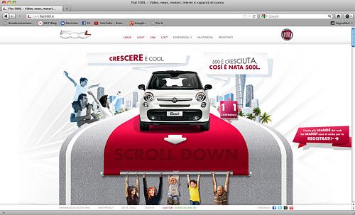 The New Fiat 500L Website