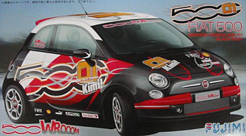 Fiat 500 WROOM 2008 (Black) - Fujimi 1/24 Ref. SP Real Sports Car 123806