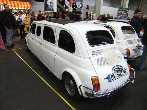 Fiat 500 Limousine As A Wedding Car