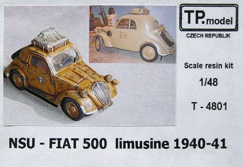 NSU-Fiat 500 Limusine 1940-41 - TP Model 1/48 Ref. TPMOT4801