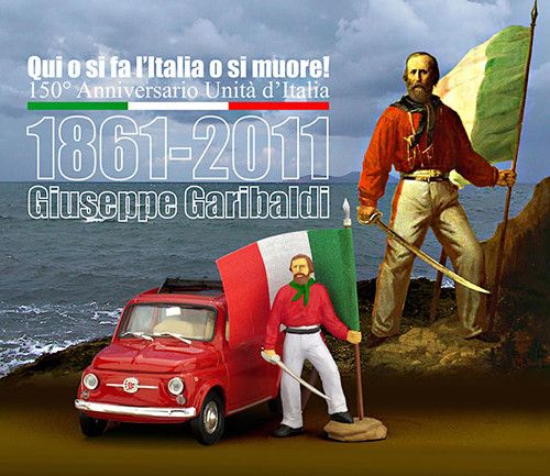 Fiat 500 Giuseppe Garibaldi - Brumm 1/43 Ref. AS150