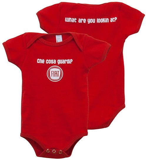 Infant Short Sleeved One-Piece “Che Cosa Guardi?”