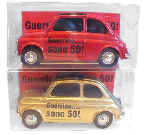 Fiat 500 Brums “Buon 50º Compleanno Guerrino” - Brumm 1/43 Ref. S13/32