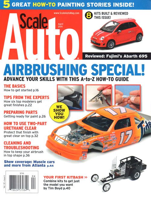 Scale Auto 2011-04 - Reviewed: Fujimi's Abarth 695 Tributo Ferrari