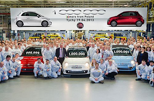One Million Of Fiat 500 Produced In Tychy Plant (04/2013)