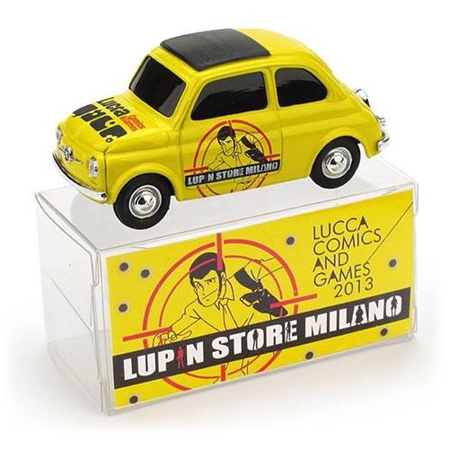 Fiat 500 Lupin Store Milano Edizione Speciale Lucca Comics 2013 - Brumm 1/43 Ref. S13/56