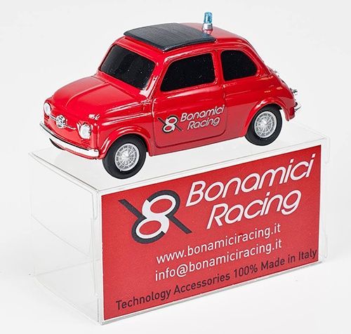Fiat 500 Bonamici Racing 2013 - Brumm 1/43 Ref. S13/58B Rosso Corsa