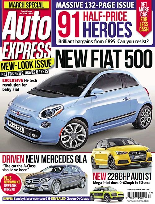 New Fiat 500 - Auto Express 1306 12/02/2014