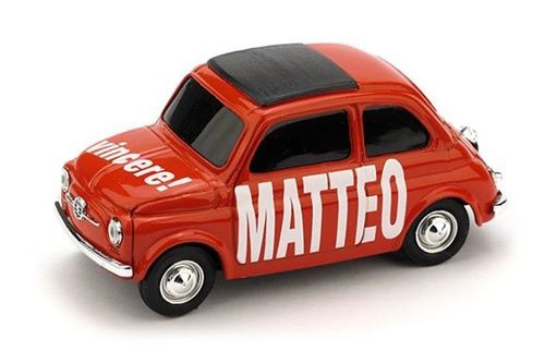 Fiat 500 Brums Matteo Vincere! - Brumm 1/43 Ref. BR024B