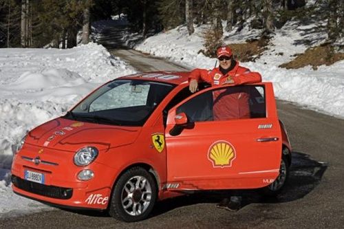 Wrooom 2008 - Schumacher A Campiglio Con La Nuova Fiat 500