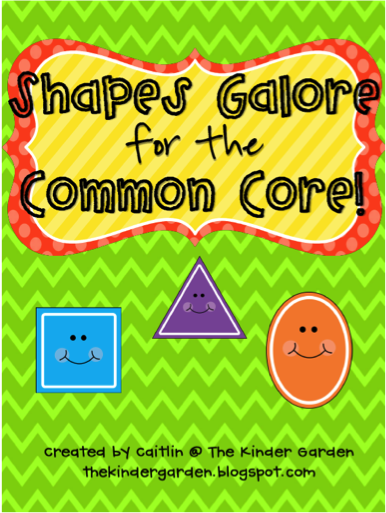Shapes Galore for the Common Core