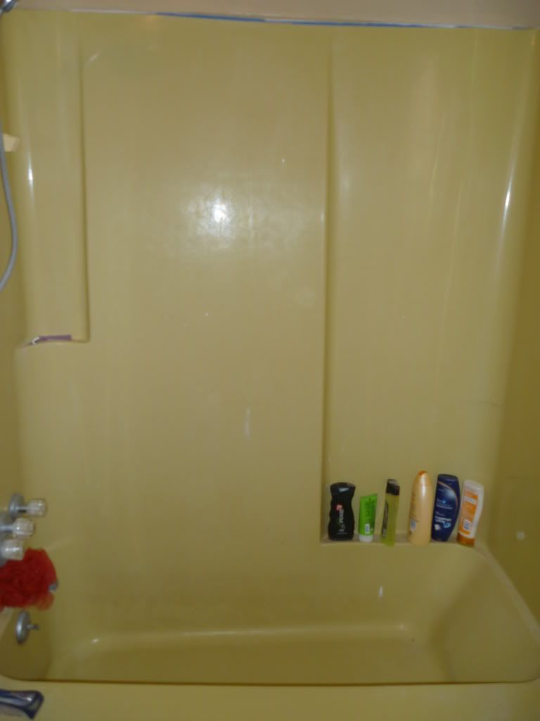 Old, ugly shower