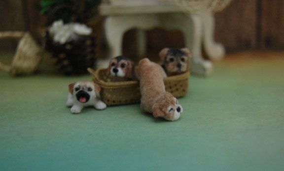 realistic miniature dogs