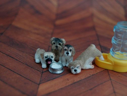 realistic miniature dogs