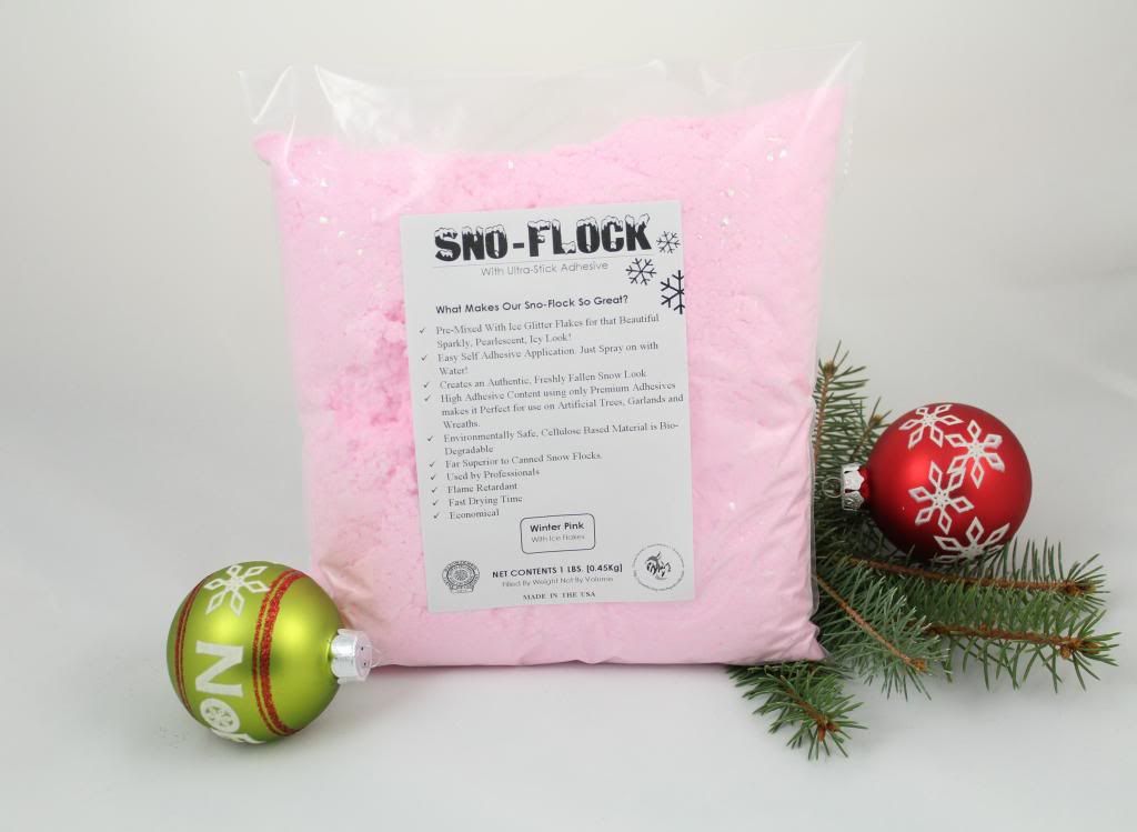 Bonding Snow Flock Professional Grade SnoFlock Power with Ice Flakes