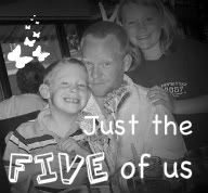 Just the five of us