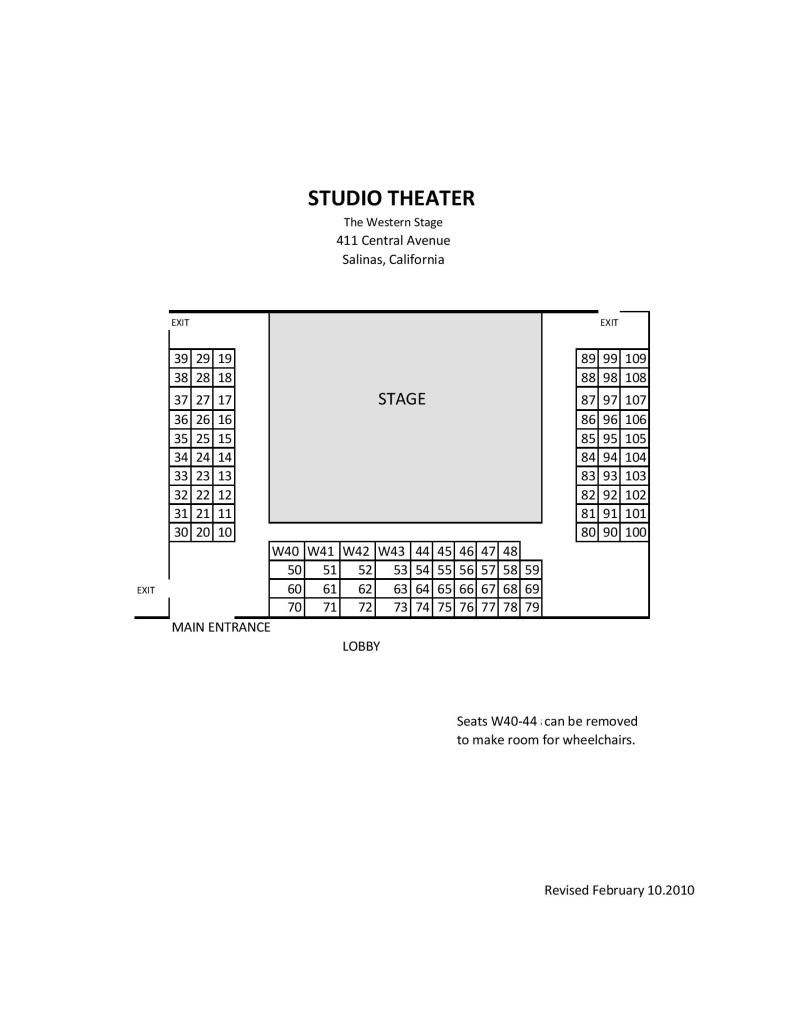 Gracie Theater Seating Chart