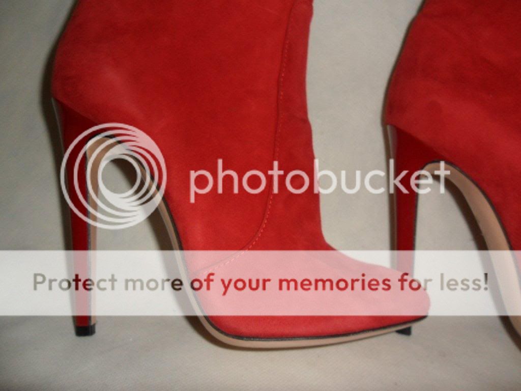 Gianvito Rossi Boots Size 10 5GENUINE Over Knee Red Suede $ 2490