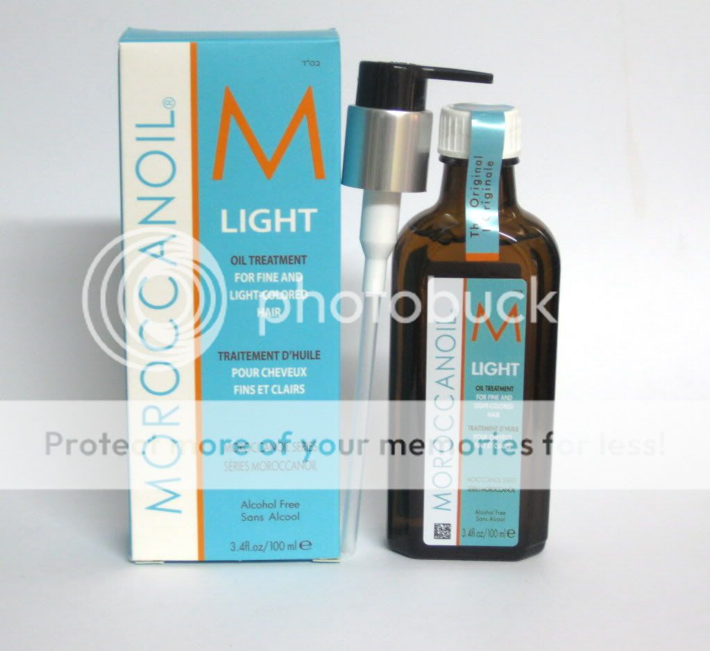 The Original Moroccanoil Light Oil Treatment Argan Oil 100ml New+Pump