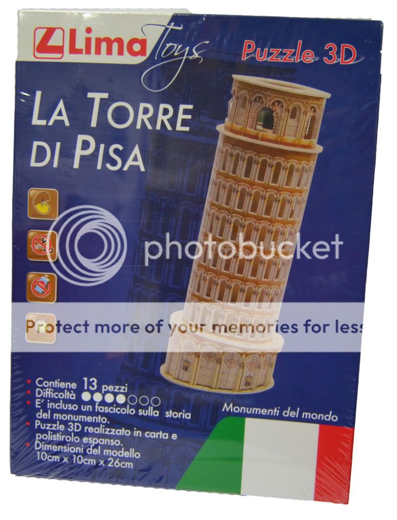 PUZZLE 3D 13 PEZZI TORRE DI PISA LIMA TOYS  