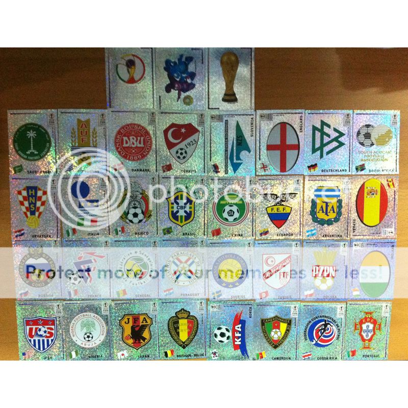 This is the Panini classic World Cup Korea Japan 2002 complete 