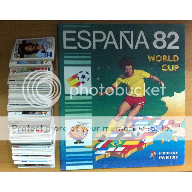   Espana 82 complete loose full set and world cup empty album  