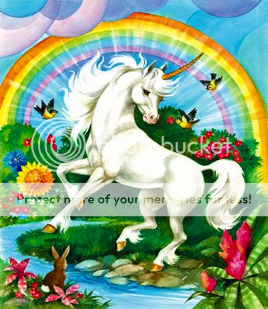 happy rainbow unicorn