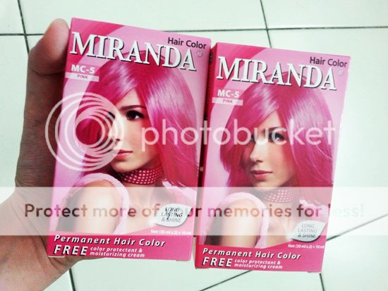 miranda pink hair color dye