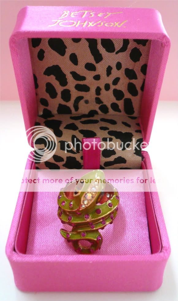  Green Snake Ring from Jungle Fever Collection. Ring features green 