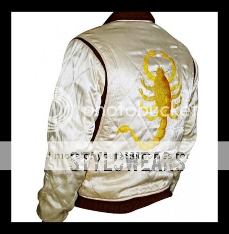 Drive Trucker Gosling Biker Jacket with The Embroidered Scorpion